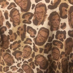 RBG Ruth Bader Ginsburg cheetah print shirt. Limited edition Beta Brand print.